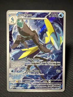 Inteleon 142/132 Pokemon TCG Mega Evolution Illustration Rare Holo English NM+ - Image 1