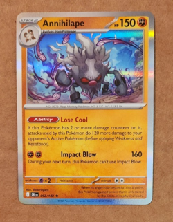 Annihilape 092/182 - Rare Holo Card - Pokemon - Destined Rivals - Image 2