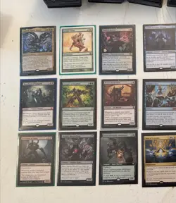 20 Magic The Gathering MTG SLEEVED card lot RARES Lightly played - Near mint - Image 2