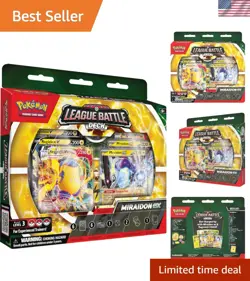 TCG: Miraidon ex Battle Deck with Strategy Sheet & Code Card for Adults - Image 1