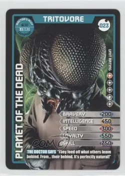2010 Doctor Who - Monster Invasion Trading Card Game Tritovore #23 - Image 1