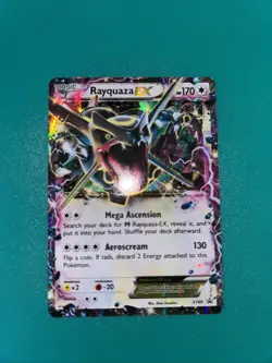 Pokemon TCG Shiny Rayquaza EX XY69 Promo Holo Card Near Mint Condition - Image 2