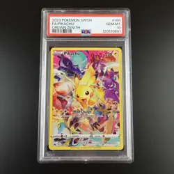 PSA 10 Pikachu 160/159 Pokemon Crown Zenith Full Art Holo Graded Card - Image 1