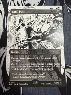 MTG Spider-Man FATAL PUSH 7017 SECRET LAIR DROP NONFOIL RARE Hit Magiccon 2025 - Image 1