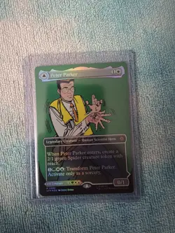 Peter Parker (0232) (Borderless) Marvel's Amazing Spider-Man Foil MTG NM - Image 1