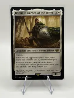 Boromir, Warden of the Tower - The Lord of the Rings (LTR) MTG Rare #4 | Regular - Image 2