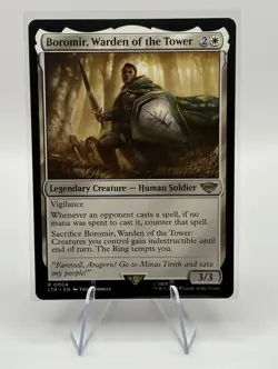 Boromir, Warden of the Tower - The Lord of the Rings (LTR) MTG Rare #4 | Regular - Image 3