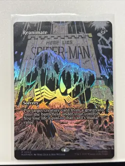 Reanimate - 0020 - M - Borderless - Foil - Marvel's Spider-Man - MTG - NM/M - Image 1