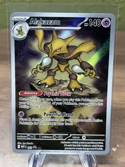 Alakazam 009 Black Star Promo 2025 Pokemon Mega Evolutions ETB Promo - Image 1
