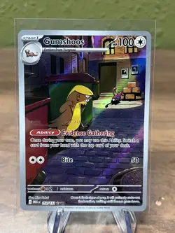 Pokemon Mega Evolution Gumshoos Illustration Rare 153/132 - Image 1