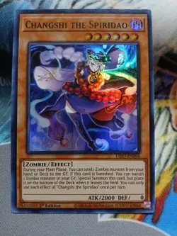Yugioh Changshi the Spiridao Super Rare DIFO-EN096 1st Near Mint - Image 1