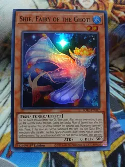 Yugioh Shif, Fairy of the Ghoti Super Rare POTE-EN087 1st Ed Near Mint - Image 1