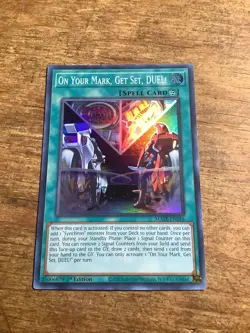 On Your Mark, Get Set, DUEL! - MAZE-EN016 1st Edition Super Rare - YuGiOh-LP - Image 1