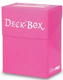 Ultra Pro 80 Card Deck Box - Pink - Image 1