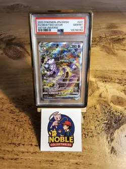 PSA 10 Mewtwo VSTAR SAR 221/172 S12a Vstar Universe Pokemon Card Japanese #561 - Image 1