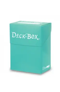 Ultra Pro 80 Card Deck Box - Aqua - Image 1