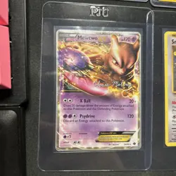 Pokemon Mewtwo EX Chaos Wheel Trading Card 54/98 Holofoil - Image 1