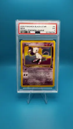 Pokemon TCG Mew Black Star Promo Card #8 WOTC PSA 1 PR - Image 1