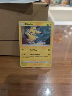 Pikachu SM98 Sun & Moon Ultra Rare Holo Black Star Promo Pokemon Card - Image 1