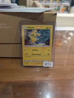 Pikachu SM98 Sun & Moon Ultra Rare Holo Black Star Promo Pokemon Card - Image 3