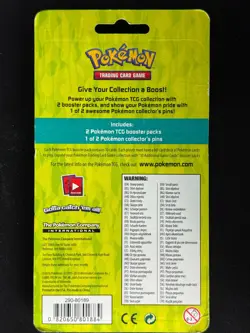 Pokemon Card - Point Break & Fates Collide - XY - 2 Booster Blister Pk w/Gengar - Image 2