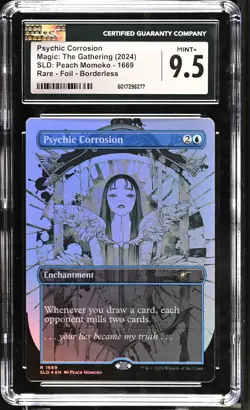 PSYCHIC CORROSION Secret Lair Foil Peach Momoko CGC 9.5 MTG [Nostalgium] - Image 1