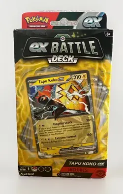 Pokemon TCG EX Battle Deck Tapu Koko EX Factory Sealed Ready To Play - Image 1