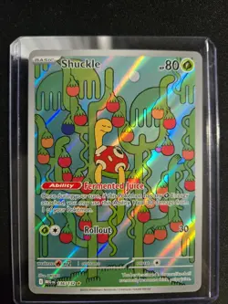 Shuckle 136/132 Mega Evolution Illustration Rare Pokemon English Full Art NM - Image 1