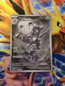 Steelix 150/132 Illustration Rare Pokemon Mega Evolution NM - Image 1
