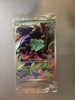 Pokemon TCG Bulbasaur 133/132 Illustration Rare Mega Evolutions Stamped Promo - Image 1