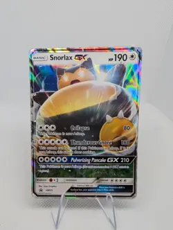 Snorlax GX SM05 Pokemon TCG 2016 Sun & Moon Black Star Promo Holo Rare - HP - Image 1