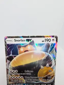 Snorlax GX SM05 Pokemon TCG 2016 Sun & Moon Black Star Promo Holo Rare - HP - Image 2