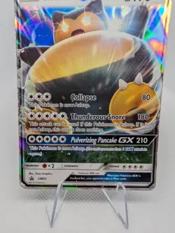 Snorlax GX SM05 Pokemon TCG 2016 Sun & Moon Black Star Promo Holo Rare - HP - Image 3