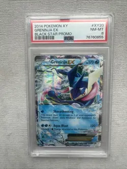 2014 POKEMON XY BLACK STAR PROMO #XY20 GRENINJA EX PSA 8 - Image 4