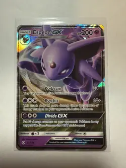 Pokemon Espeon GX 61/149 SM Base Set Full Art Near Mint - Image 1
