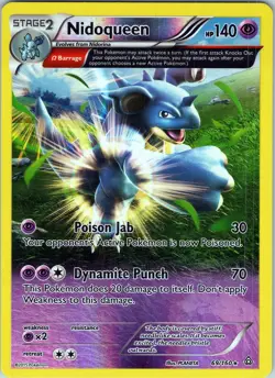Nidoqueen 69/160 Rare - Pokemon TCG XY: Primal Clash - Reverse Holo (LP) - Image 1