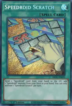 Yu-Gi-Oh! Speedroid Scratch 1st Ed. BROL-EN035 Secret Rare NM/LP x1 - Image 1