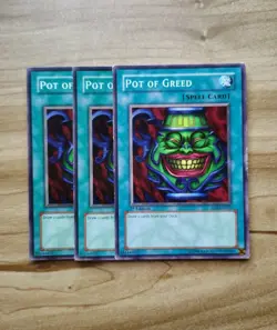 Yu-Gi-Oh - Pot Of Greed 3X - Full Playset - Image 1