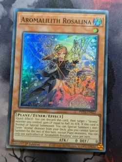 Yugioh! Aromalilith Rosalina - PHNI-EN022 - Super Rare 1st Edition - Image 1