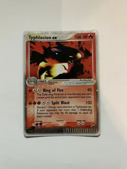 Typhlosion ex 99/100 - EX Sandstorm - Near Mint - Vintage Pokemon Card - Image 1