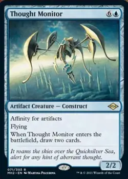 Thought Monitor -Foil Light Play MTG Modern Horizons 2 - Image 1