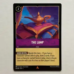 The Lamp 64/204 Disney Lorcana Into The Inklands Regular Rare Card NM - Image 1