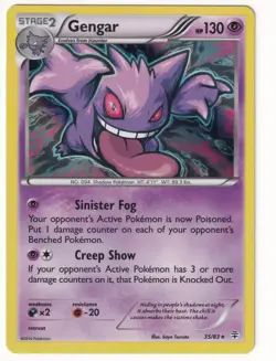 Gengar Holo 35/83 XY: Generations Pokemon Card Pokemon LP -NM - Image 1