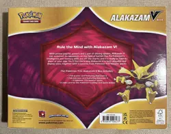 Pokemon Trading Card Game Collector Box Sealed [ Alakazam V ] 4-Packs - Image 2