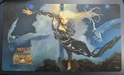 2008 Magic the Gathering : Shards of Alara Prerelease Playmat - Windwright Mage - Image 1
