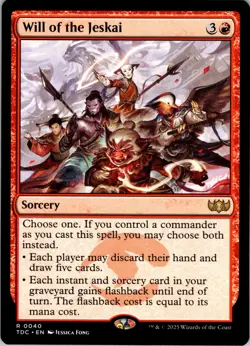 Will of the Jeskai - R - Sorcery - Normal - Commander: Tarkir: Dragonstorm - #40 - Image 1