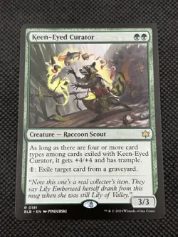Keen-Eyed Curator 181 Bloomburrow NM MTG - Image 1