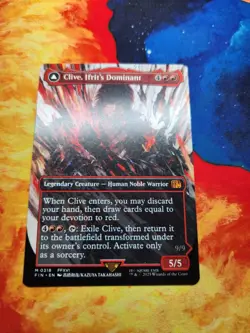 Clive, Ifrit's Dominant (0318) (Borderless) - FINAL FANTASY (FIN) - NM - Image 1