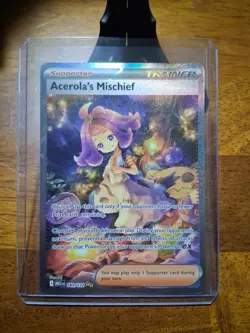 Acerola's Mischief SIR: Mega Evolutions 183/132 NEAR MINT In Hand Pokemon TCG - Image 1