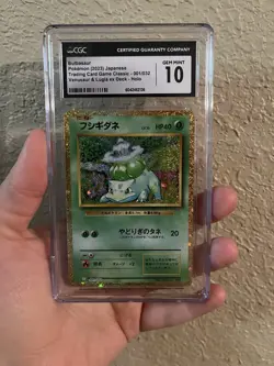 Pokemon Classic Collection - Bulbasaur 001/032 CLF Japanese CGC GEM MINT 10 - Image 1